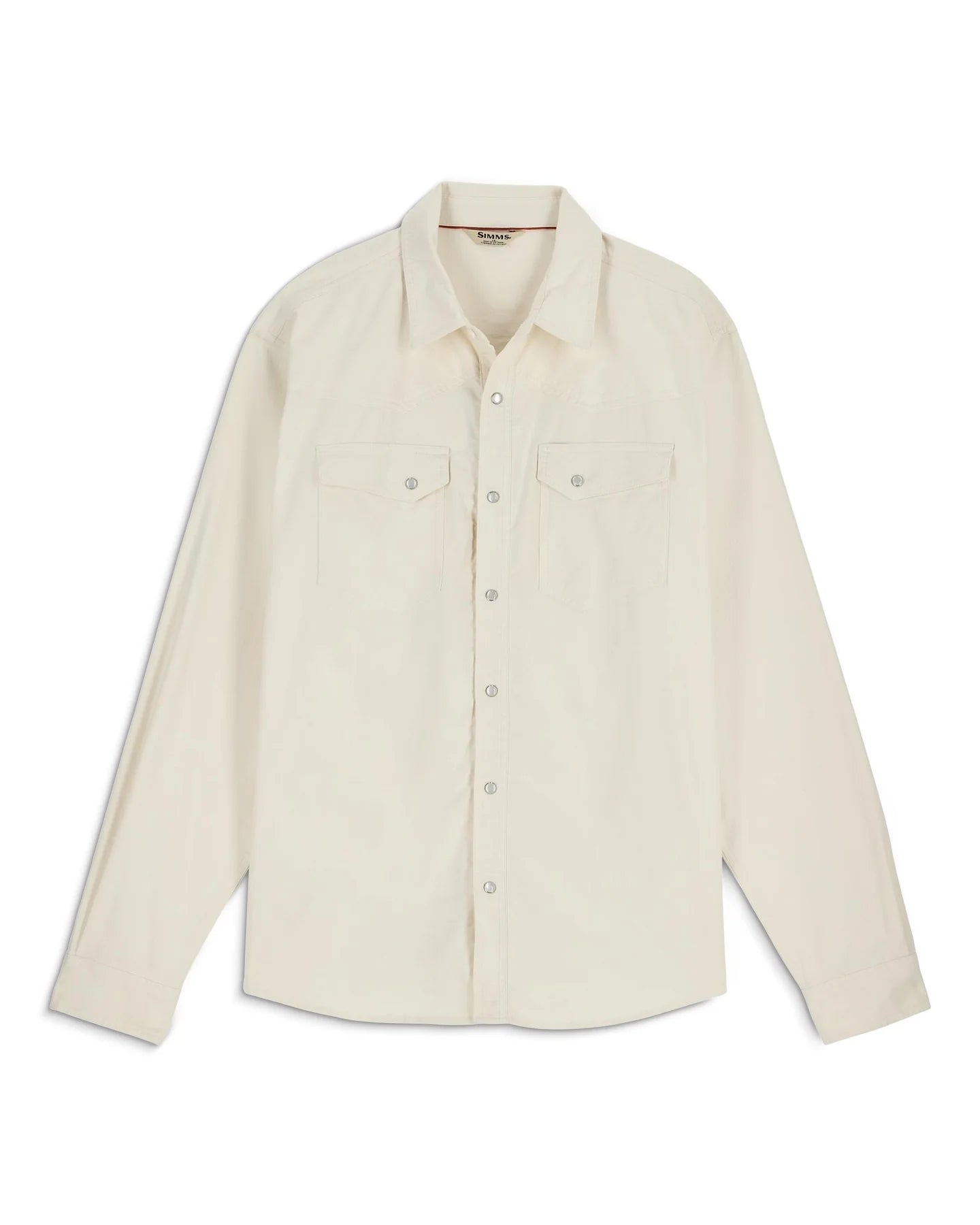 Brackett Flannel Long Sleeve Shirt- Tallow